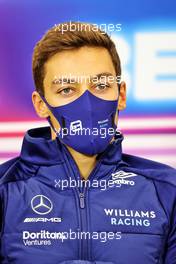 George Russell (GBR) Williams Racing in the FIA Press Conference. 26.08.2021. Formula 1 World Championship, Rd 12, Belgian Grand Prix, Spa Francorchamps, Belgium, Preparation Day.