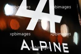 Alpine F1 Team logo. 26.03.2021. Formula 1 World Championship, Rd 1, Bahrain Grand Prix, Sakhir, Bahrain, Practice Day