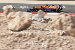 Daniel Ricciardo (AUS) McLaren MCL35M. 26.03.2021. Formula 1 World Championship, Rd 1, Bahrain Grand Prix, Sakhir, Bahrain, Practice Day