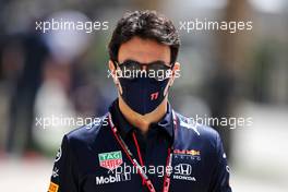 Sergio Perez (MEX) Red Bull Racing. 26.03.2021. Formula 1 World Championship, Rd 1, Bahrain Grand Prix, Sakhir, Bahrain, Practice Day