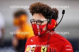 Mattia Binotto (ITA) Ferrari Team Principal on the grid. 28.03.2021. Formula 1 World Championship, Rd 1, Bahrain Grand Prix, Sakhir, Bahrain, Race Day.