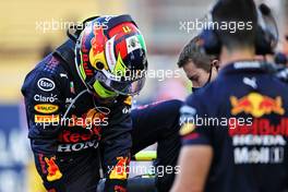 Sergio Perez (MEX) Red Bull Racing on the grid. 28.03.2021. Formula 1 World Championship, Rd 1, Bahrain Grand Prix, Sakhir, Bahrain, Race Day.