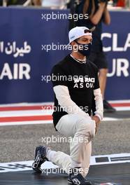 Pierre Gasly (FRA) AlphaTauri on the grid. 28.03.2021. Formula 1 World Championship, Rd 1, Bahrain Grand Prix, Sakhir, Bahrain, Race Day.