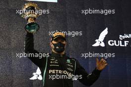 3rd place Valtteri Bottas (FIN) Mercedes AMG F1 W12. 28.03.2021. Formula 1 World Championship, Rd 1, Bahrain Grand Prix, Sakhir, Bahrain, Race Day.