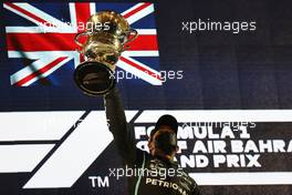 1st place Lewis Hamilton (GBR) Mercedes AMG F1 W12. 28.03.2021. Formula 1 World Championship, Rd 1, Bahrain Grand Prix, Sakhir, Bahrain, Race Day.