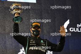 3rd place Valtteri Bottas (FIN) Mercedes AMG F1 W12. 28.03.2021. Formula 1 World Championship, Rd 1, Bahrain Grand Prix, Sakhir, Bahrain, Race Day.
