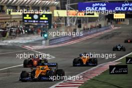 Lando Norris (GBR) McLaren MCL35M. 28.03.2021. Formula 1 World Championship, Rd 1, Bahrain Grand Prix, Sakhir, Bahrain, Race Day.
