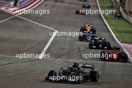 Lewis Hamilton (GBR) Mercedes AMG F1 W12. 28.03.2021. Formula 1 World Championship, Rd 1, Bahrain Grand Prix, Sakhir, Bahrain, Race Day.