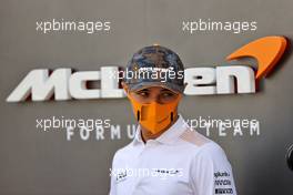Lando Norris (GBR) McLaren. 28.03.2021. Formula 1 World Championship, Rd 1, Bahrain Grand Prix, Sakhir, Bahrain, Race Day.