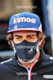 Fernando Alonso (ESP) Alpine F1 Team. 28.03.2021. Formula 1 World Championship, Rd 1, Bahrain Grand Prix, Sakhir, Bahrain, Race Day.