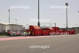 Freight pack for the next race 29.03.2021. Formula 1 World Championship, Rd 1, Bahrain Grand Prix, Sakhir, Bahrain, Race Day.