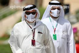 Crown Prince Shaikh Salman bin Isa Hamad Al Khalifa (BRN). 25.03.2021. Formula 1 World Championship, Rd 1, Bahrain Grand Prix, Sakhir, Bahrain, Preparation Day.