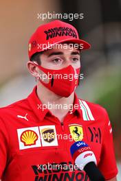 Charles Leclerc (MON) Ferrari. 25.03.2021. Formula 1 World Championship, Rd 1, Bahrain Grand Prix, Sakhir, Bahrain, Preparation Day.