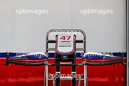 Haas VF-21 front wing. 25.03.2021. Formula 1 World Championship, Rd 1, Bahrain Grand Prix, Sakhir, Bahrain, Preparation Day.
