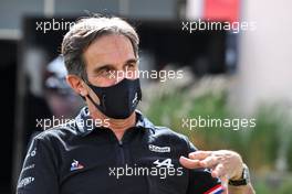 Davide Brivio (ITA) Alpine F1 Team Racing Director. 25.03.2021. Formula 1 World Championship, Rd 1, Bahrain Grand Prix, Sakhir, Bahrain, Preparation Day.