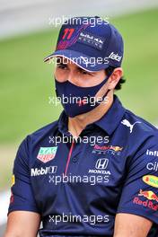 Sergio Perez (MEX) Red Bull Racing. 25.03.2021. Formula 1 World Championship, Rd 1, Bahrain Grand Prix, Sakhir, Bahrain, Preparation Day.