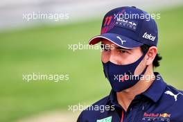 Sergio Perez (MEX) Red Bull Racing. 25.03.2021. Formula 1 World Championship, Rd 1, Bahrain Grand Prix, Sakhir, Bahrain, Preparation Day.