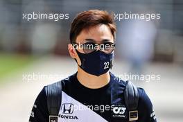 Yuki Tsunoda (JPN) AlphaTauri. 25.03.2021. Formula 1 World Championship, Rd 1, Bahrain Grand Prix, Sakhir, Bahrain, Preparation Day.