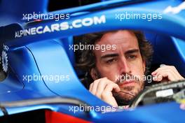 Fernando Alonso (ESP) Alpine F1 Team A521. 25.03.2021. Formula 1 World Championship, Rd 1, Bahrain Grand Prix, Sakhir, Bahrain, Preparation Day.