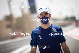 Nicholas Latifi (CDN) Williams Racing walks the circuit. 25.03.2021. Formula 1 World Championship, Rd 1, Bahrain Grand Prix, Sakhir, Bahrain, Preparation Day.