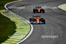 Lando Norris (GBR) McLaren MCL35M. 12.11.2021. Formula 1 World Championship, Rd 19, Brazilian Grand Prix, Sao Paulo, Brazil, Qualifying Day.