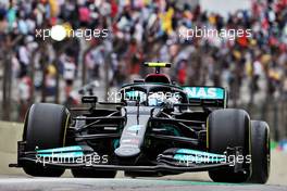 Valtteri Bottas (FIN) Mercedes AMG F1 W12. 12.11.2021. Formula 1 World Championship, Rd 19, Brazilian Grand Prix, Sao Paulo, Brazil, Qualifying Day.