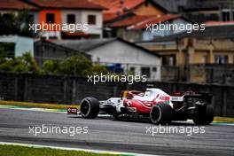 Kimi Raikkonen (FIN) Alfa Romeo Racing C41. 12.11.2021. Formula 1 World Championship, Rd 19, Brazilian Grand Prix, Sao Paulo, Brazil, Qualifying Day.