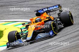 Daniel Ricciardo (AUS) McLaren MCL35M. 12.11.2021. Formula 1 World Championship, Rd 19, Brazilian Grand Prix, Sao Paulo, Brazil, Qualifying Day.