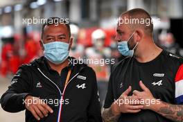 Mia Sharizman (MAL) Alpine Sport Academy Director (Left). 12.11.2021. Formula 1 World Championship, Rd 19, Brazilian Grand Prix, Sao Paulo, Brazil, Qualifying Day.