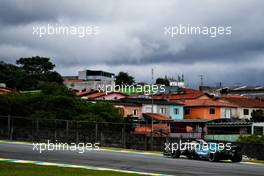 Lance Stroll (CDN) Aston Martin F1 Team AMR21. 12.11.2021. Formula 1 World Championship, Rd 19, Brazilian Grand Prix, Sao Paulo, Brazil, Qualifying Day.