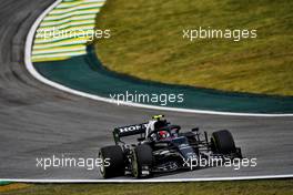 Pierre Gasly (FRA) AlphaTauri AT02. 12.11.2021. Formula 1 World Championship, Rd 19, Brazilian Grand Prix, Sao Paulo, Brazil, Qualifying Day.