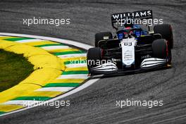 George Russell (GBR) Williams Racing FW43B. 12.11.2021. Formula 1 World Championship, Rd 19, Brazilian Grand Prix, Sao Paulo, Brazil, Qualifying Day.
