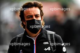 Fernando Alonso (ESP) Alpine F1 Team. 12.11.2021. Formula 1 World Championship, Rd 19, Brazilian Grand Prix, Sao Paulo, Brazil, Qualifying Day.