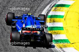 Esteban Ocon (FRA) Alpine F1 Team A521. 14.11.2021. Formula 1 World Championship, Rd 19, Brazilian Grand Prix, Sao Paulo, Brazil, Race Day.
