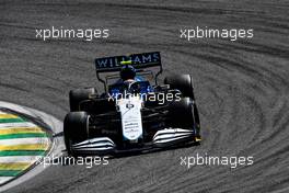 Nicholas Latifi (CDN) Williams Racing FW43B. 14.11.2021. Formula 1 World Championship, Rd 19, Brazilian Grand Prix, Sao Paulo, Brazil, Race Day.