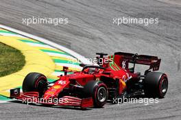 Charles Leclerc (MON) Ferrari SF-21. 13.11.2021. Formula 1 World Championship, Rd 19, Brazilian Grand Prix, Sao Paulo, Brazil, Sprint Race Day.