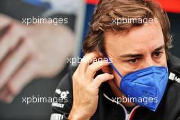 Fernando Alonso (ESP) Alpine F1 Team. 13.11.2021. Formula 1 World Championship, Rd 19, Brazilian Grand Prix, Sao Paulo, Brazil, Sprint Race Day.