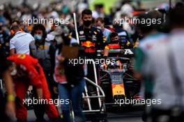 Sergio Perez (MEX) Red Bull Racing RB16B on the grid. 13.11.2021. Formula 1 World Championship, Rd 19, Brazilian Grand Prix, Sao Paulo, Brazil, Sprint Race Day.