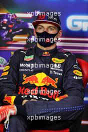 Max Verstappen (NLD) Red Bull Racing in the post Sprint FIA Press Conference. 13.11.2021. Formula 1 World Championship, Rd 19, Brazilian Grand Prix, Sao Paulo, Brazil, Sprint Race Day.