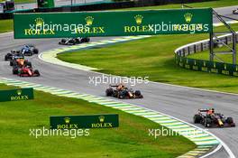 Max Verstappen (NLD) Red Bull Racing RB16B at the start. 13.11.2021. Formula 1 World Championship, Rd 19, Brazilian Grand Prix, Sao Paulo, Brazil, Sprint Race Day.