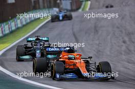 Daniel Ricciardo (AUS) McLaren MCL35M. 13.11.2021. Formula 1 World Championship, Rd 19, Brazilian Grand Prix, Sao Paulo, Brazil, Sprint Race Day.