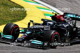 Valtteri Bottas (FIN) Mercedes AMG F1 W12. 13.11.2021. Formula 1 World Championship, Rd 19, Brazilian Grand Prix, Sao Paulo, Brazil, Sprint Race Day.