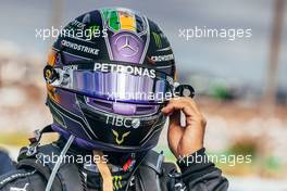 Lewis Hamilton (GBR) Mercedes AMG F1 on the grid. 13.11.2021. Formula 1 World Championship, Rd 19, Brazilian Grand Prix, Sao Paulo, Brazil, Sprint Race Day.