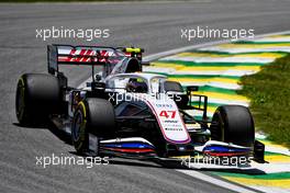 Mick Schumacher (GER) Haas VF-21. 13.11.2021. Formula 1 World Championship, Rd 19, Brazilian Grand Prix, Sao Paulo, Brazil, Sprint Race Day.