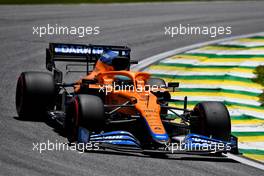 Daniel Ricciardo (AUS) McLaren MCL35M. 13.11.2021. Formula 1 World Championship, Rd 19, Brazilian Grand Prix, Sao Paulo, Brazil, Sprint Race Day.