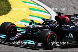 Lewis Hamilton (GBR) Mercedes AMG F1 W12. 13.11.2021. Formula 1 World Championship, Rd 19, Brazilian Grand Prix, Sao Paulo, Brazil, Sprint Race Day.