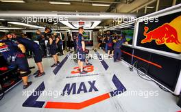 Pit garage for Max Verstappen (NLD) Red Bull Racing. 13.11.2021. Formula 1 World Championship, Rd 19, Brazilian Grand Prix, Sao Paulo, Brazil, Sprint Race Day.