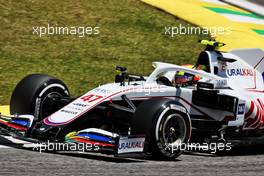 Mick Schumacher (GER) Haas VF-21. 13.11.2021. Formula 1 World Championship, Rd 19, Brazilian Grand Prix, Sao Paulo, Brazil, Sprint Race Day.