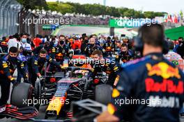 Max Verstappen (NLD) Red Bull Racing RB16B on the grid. 13.11.2021. Formula 1 World Championship, Rd 19, Brazilian Grand Prix, Sao Paulo, Brazil, Sprint Race Day.