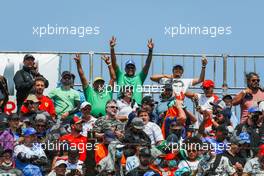 Circuit atmosphere - fans in the grandstand. 14.11.2021. Formula 1 World Championship, Rd 19, Brazilian Grand Prix, Sao Paulo, Brazil, Race Day.